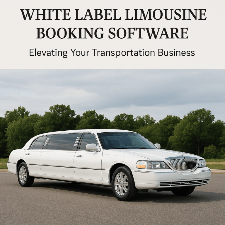 white limousine booking software to elevate your business
