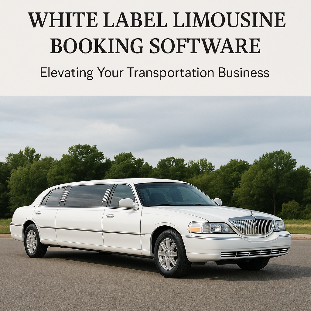 white limousine booking software to elevate your business