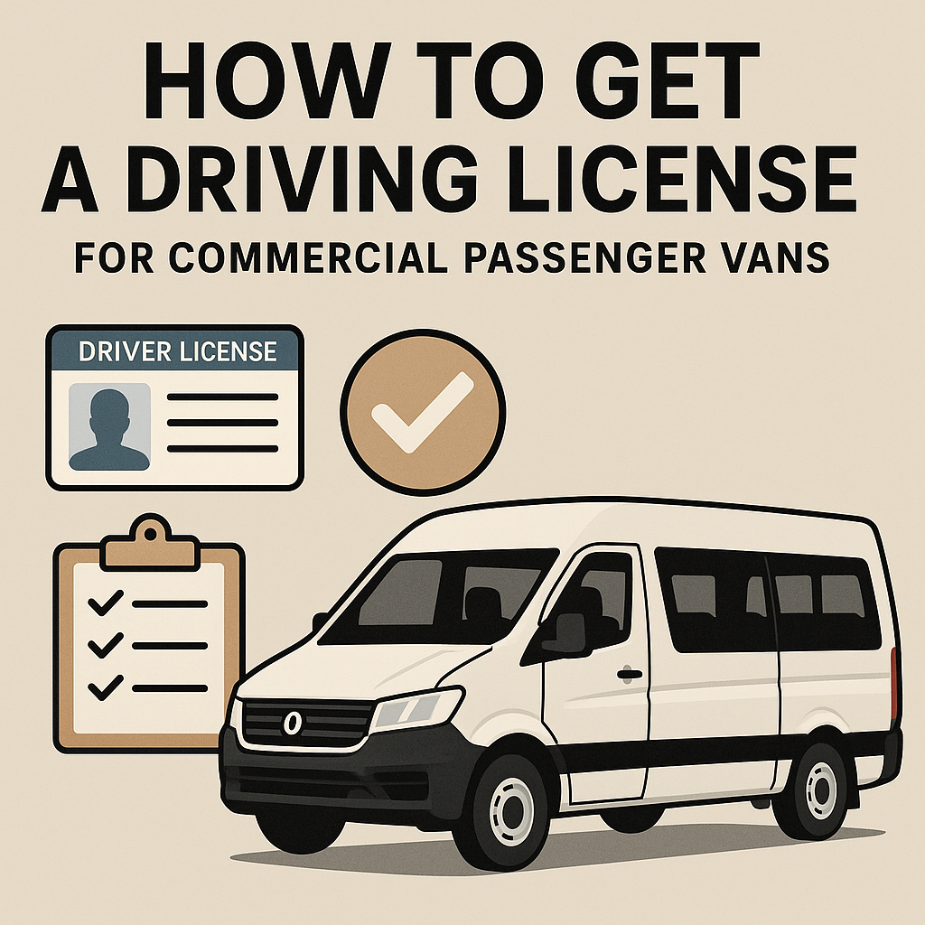 How to Get a Driving License for Commercial Passenger Vans