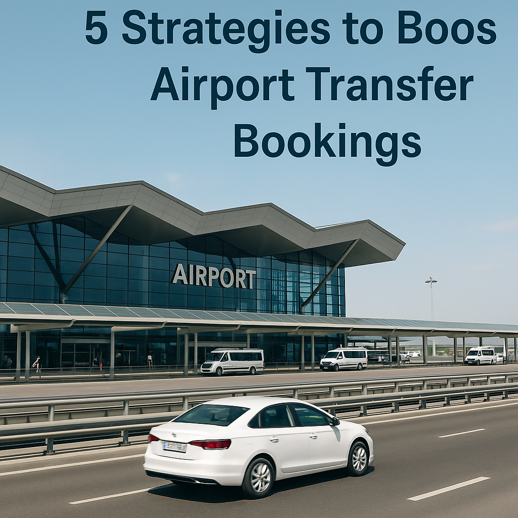 Boost airport transfer bookings with 5 key strategies! Offer smooth airport transfer and stress-free travel, prompt pickup, and chauffeur service. Handle luggage easily!