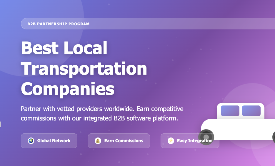 Best local transportation companies b2b
